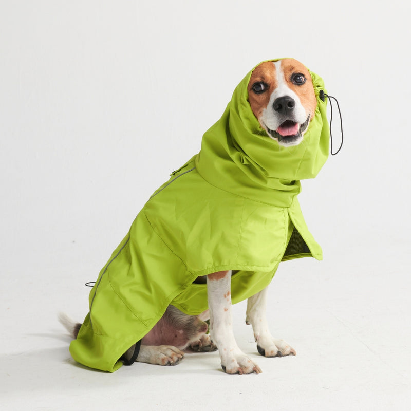 Breatheshield™ Hunderegenmantel - Limettengrün
