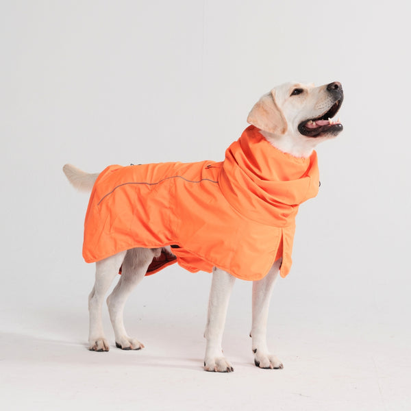 Breatheshield™ 犬用レインコート - ネオンオレンジ