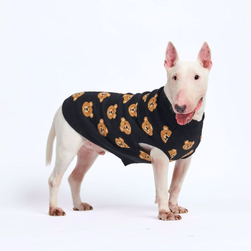 Maglione per cane lavorato a maglia - Fiore