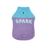 Aqua Lilac Plush Fleece Dog Sweater||size:S,M,L,XL,2XL,3XL,4XL