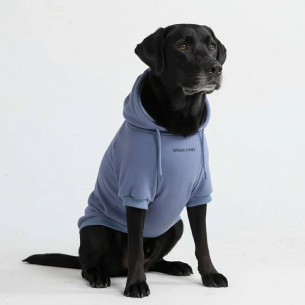 Essential Dog Hoodie - Slate Blue