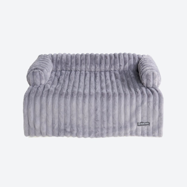 Luxus Sofa-Schonbezug Hundebett - Grau