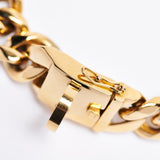 Cuban Link 20mm Gold Chain Collar
