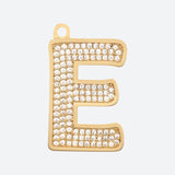 Initial Letter Jewelry Tag - E