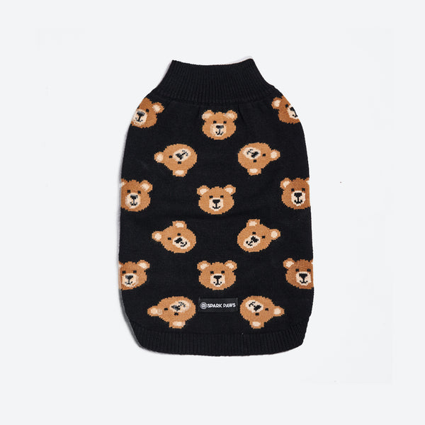 編み犬用セーター - 壊れたテディベア